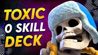 This *NO SKILL* Giant Skeleton Deck BEATS Everything