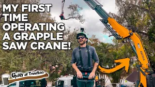 Operating My FIRST Knuckle Boom Crane! | Last Day In Florida with Randy!