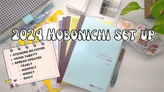 📖2024 Hobonichi Cousin Avec Set Up | Walkthrough of all Spreads📖