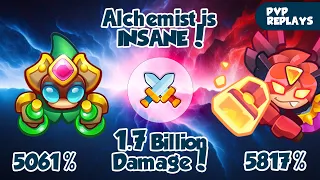 Alchemist did 1.7 Billion Damage is INSANE vs max Inquisitor | PVP Rush Royale