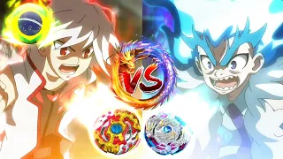 Shu vs Lui, batalha completa dublado (PT-BR) Beyblade Burst evolution