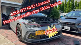 MK8 GTI Rho Plate&Badge Skins install!!!