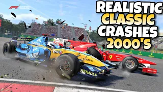 F1 REALISTIC CLASSIC CRASHES 2000'S #5