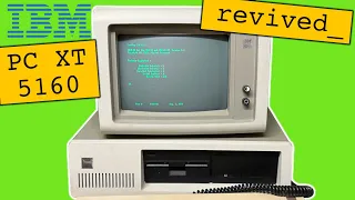 Recovering a dead IBM PC XT 5160: Replace dead RIFA and worn-out Tantalum Capacitors