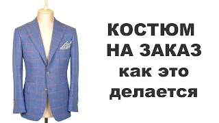 Как шьют Ваш костюм ручной работы на заказ/How to make BESPOKE SUIT