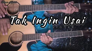 TAK INGIN USAI - KEISYA LEVRONKA | Gitar Cover ( Instrumen ) Chord Gitar