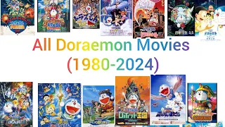 All Doraemon Movies From 1980 To 2024 🔥🔥🔥🔥🔥🔥#doraemon #doreaemonmovies
