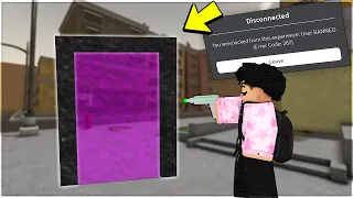 I HACKED A Crazy PORTAL In Roblox Da Hood (this happened)