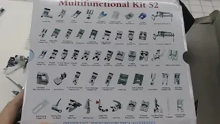 52 Piece Presser Foot Kit: DEMO 1