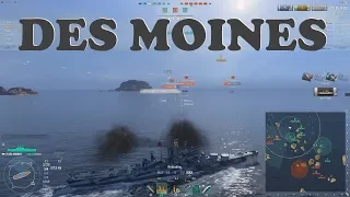 World of Warships - Des Moines Ranked RIP MINOTAUR