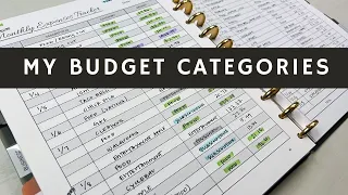 My Budget Categories