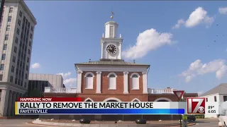 Rally to remove the Market House in Fayetteville