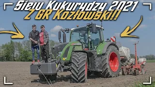 Siew Kukurydzy Z GR Kozłowski 2021☆Nowy Nabytek??☆Fendt 722 Vario & Kuhn Maxima2☆Agrotechnik Tafiły☆