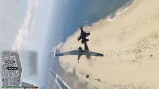 GTA Online - Starling VS Lazer VS Starling VS Rogue + more (Free mode Dogfight)