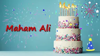 Maham Ali Birthday Cake | Happy Birthday Maham Ali Birthday Greetings | Wishes for You Maham Ali