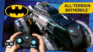 Batman All-Terrain Batmobile RC! - How To Drive, Charge & Operate on Land AND Water | Batman Toys