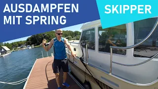 Skippertipps 2024: Ausdampfen mit einer Vorspring | Ablegen vom Steg (z.B. bei auflandigem Wind) UHD