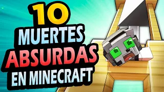 ✅ 10 Muert3s Más ABSURDAS de Minecraft!! #3