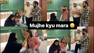 Aarti ko nida ne mara kyu | prank on sufiyan bhai n arsu | Aarti vlogs |