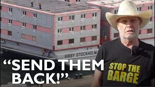 '500 migrant men on a barge? That's why we're scared' | Bibby Stockholm arrives in Portland