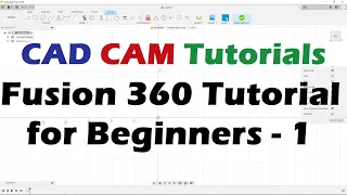 Fusion 360 Tutorial for Beginners #1