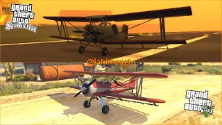 GTA San Andreas vs GTA 5 (Cropduster Comparison)