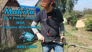 Makita XUX01 cordless Power Head with String Trimmer attachment review