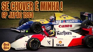 A HISTÓRIA do GP do JAPÃO de 1993 - O INÍCIO do FIM da MAIOR RIVALIDADE da F1 - SENNA vs PROST