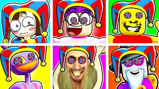 FIND THE AMAZING DIGITAL CIRCUS MORPHS WITH POMNI?! (ROBLOX FIND THE MILKS, SIMPSONS & MORE!)