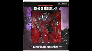 D&D Icons of the Realms, Baphomet, The Horned King, Pre-Painted Miniature, A Quick Review