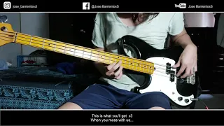 Radiohead - Karma Police (Bass cover / Cover de Bajo) (+Letra)