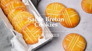 Sable Breton | French Butter Cookies | Butter Cookies ala Perancis | Jaja Bakes