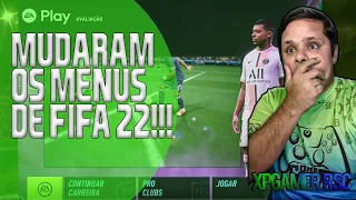 FIFA 22 - Oque Mudaram nos novos Menus do Jogo na Nova Geração