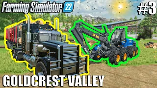 Cutting TREES for BIG PROFIT | Goldcrest Valley | Episode #3 | Farming Simulator 22