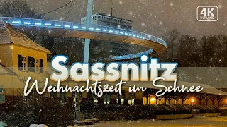 Sassnitz im Schnee - Rügen Urlaub 2023 (4K Walk)