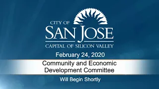 FEB 24, 2020 |  Community & Economic Development Committee