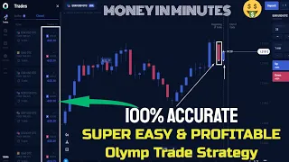 SUPER EASY & PROFITABLE 1 Minute Strategy  | MONEY IN MINUTES | Best Olymp Trade Strategy 2021