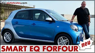 2020 smart forfour (EQ)  fortwo Facelift Test Reichweite Batterie Preis Verbrauch Neu Deutsch