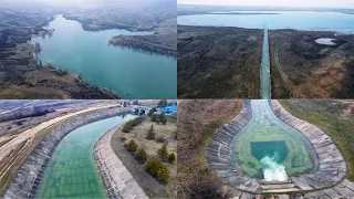 Тайганское водохранилище почти заполнено всё уходит под воду! Белогорское уже полное, Крым вода 2022