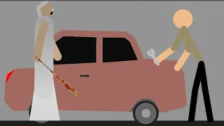 Granny (car escape) - Stick Nodes Horror Animation