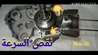 سبب الفشل في الكتريام لي محرك 110cc .