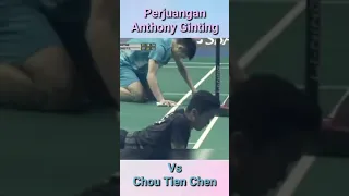 Perjuangan Anthony Ginting vs Chou Tien Chen