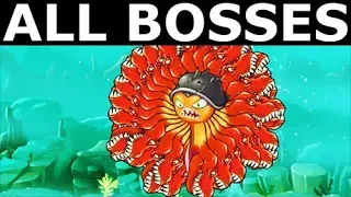 Octogeddon - All T-Rex Weapon Upgrades - All Boss Battles Gameplay (No Commentary)