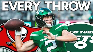 Zach Wilson EVERY THROW - New York Jets vs Tampa Bay Buccaneers Highlights