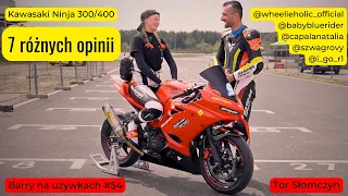 Kawasaki Ninja 300 / Ninja 400 na torze Słomczyn, czyli tanie torowanie! Barry na używkach #54