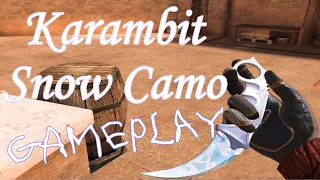Karambit Snow Camo (Standoff 2 Gameplay) (1080p 60fps)