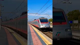 Frecciargento ETR 485 in transito alla Stazione di Cecina #train #railway