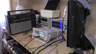 Настройка ПЧ ЧМ радиоприёмника Океан 203 с помощью генератора  FY6900