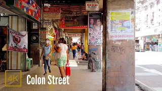 Colon Street, Cebu, Philippines【4K】