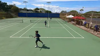 Antoine-Everley v Moanalua HS 3-18-23 Kaiser HS Varsity Tennis